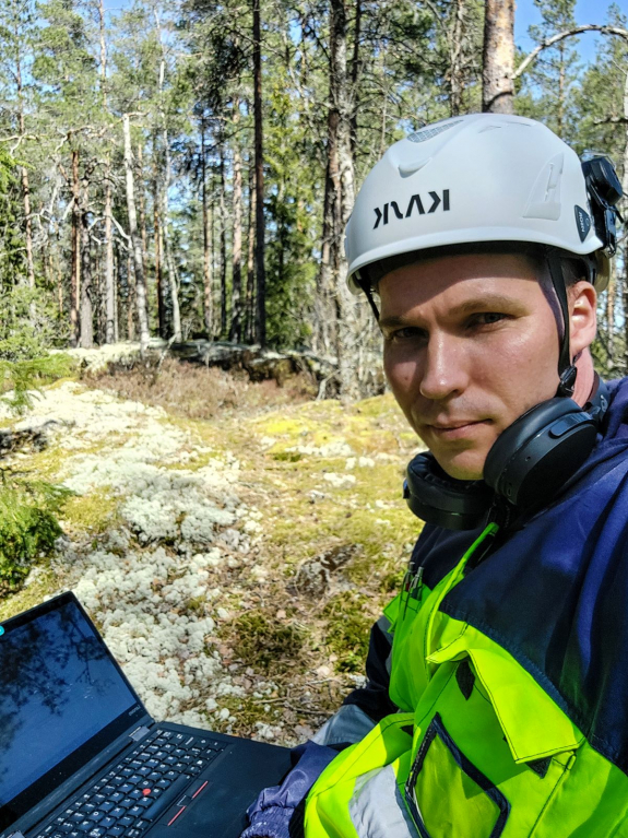 Metsäturva-hankkeen tutkija Ilkka Asikainen