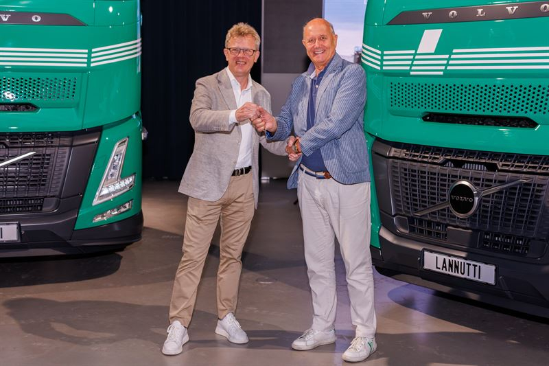 Roger Alm, President Volvo Trucks and Valter Lannutti, CEO Lannutti Group