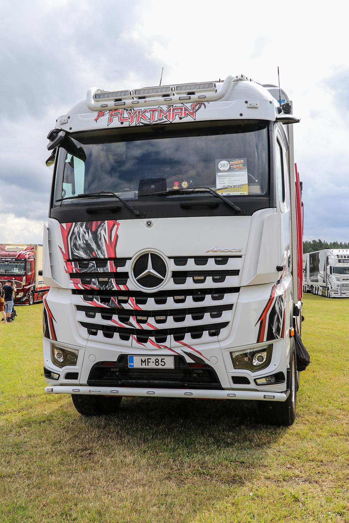 Mikko Flyktman Oy, Uurainen. Mercedes-Benz Arocs vm. 2024.