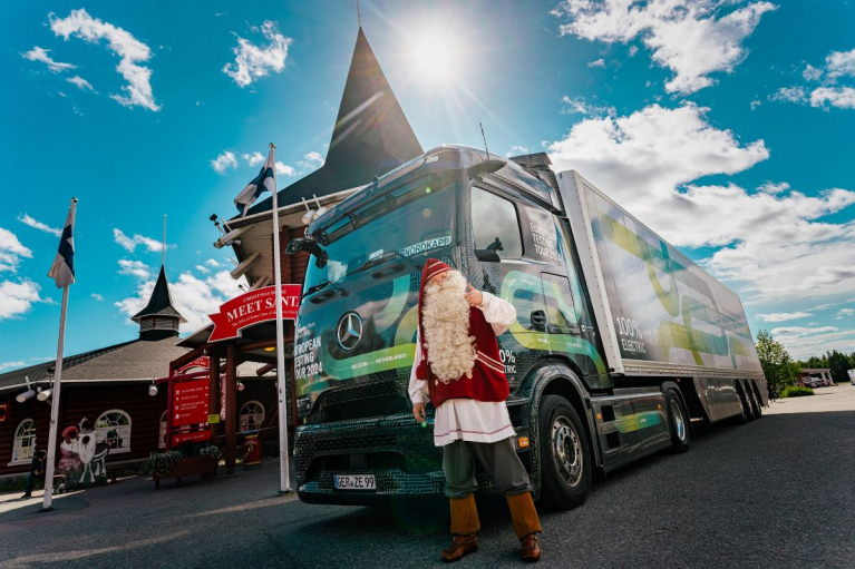 Täyssähköinen Mercedes-Benz eActros 600