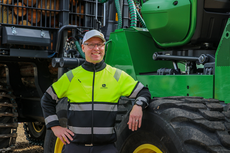 Maajohtaja Mika Hannonen, John Deere Forestry Oy