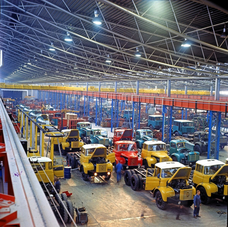 Berliet GLM Bourg-en-Bresse plant 1965