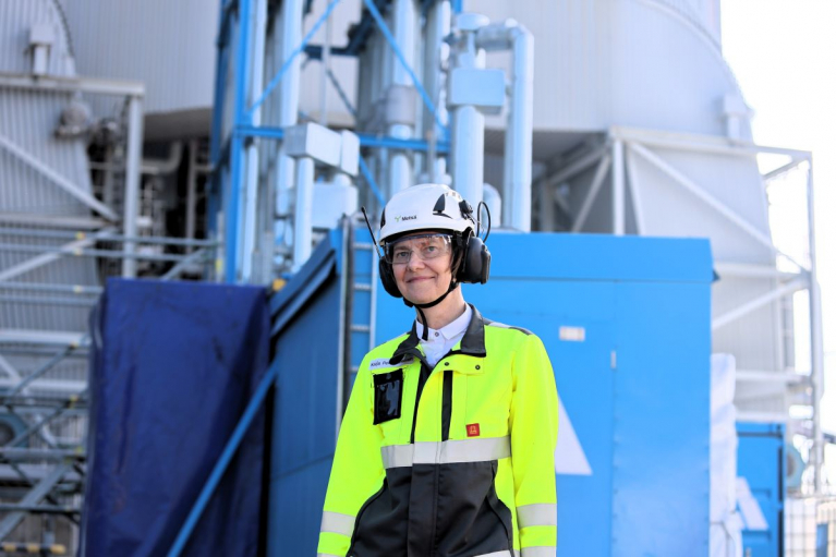 Metsä Groupin hiilidioksidin talteenottohankkeen johtaja Kaija Pehu-Lehtonen