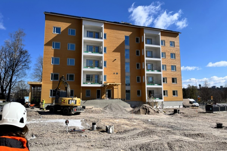 Opiskelija-asuntoja Lahdessa.