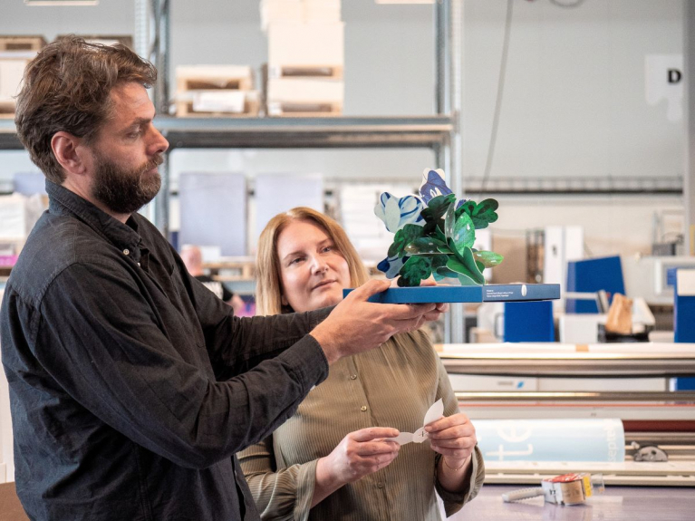 Mikael Selin and Maria Blohm.