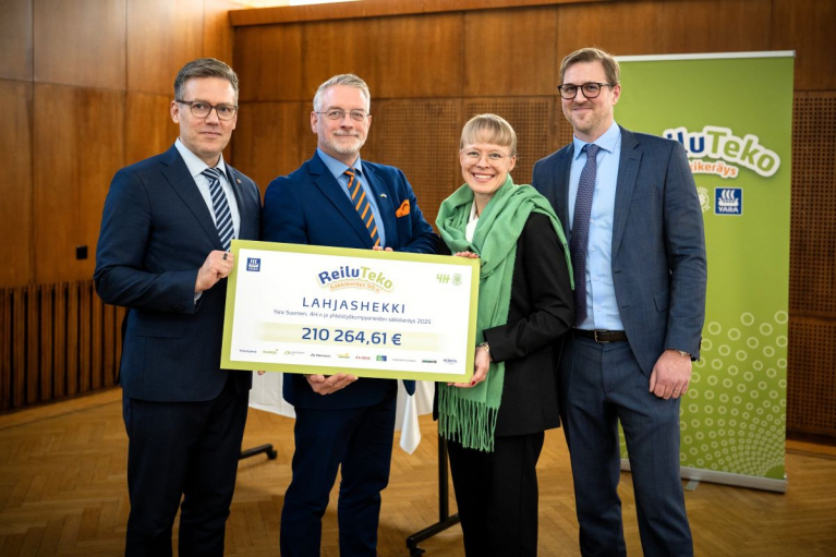 Tomi Alakoski, Marko Kilpi, Bettina Lindfors ja Roland Westerberg.