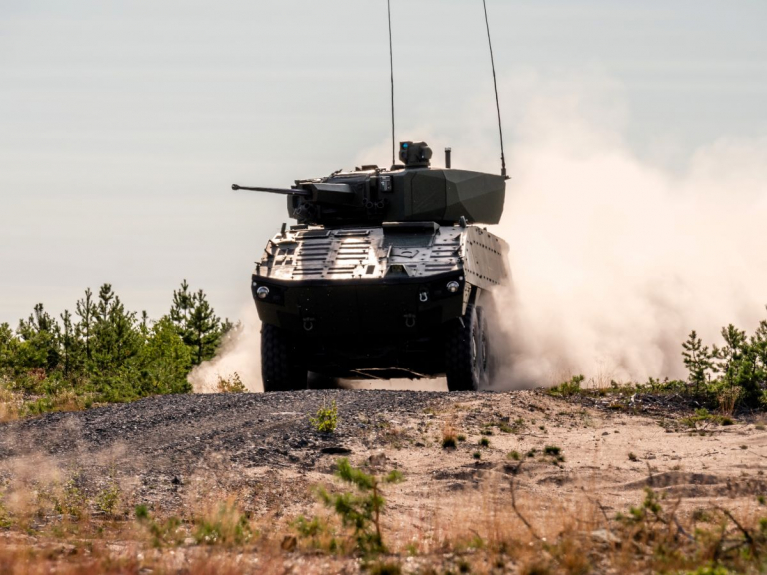 Patria panssaroitu ajoneuvo