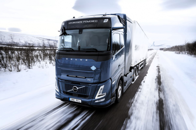 Volvo's hydrogen-powered truck