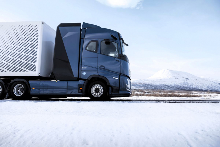 Volvo's hydrogen-powered trucks