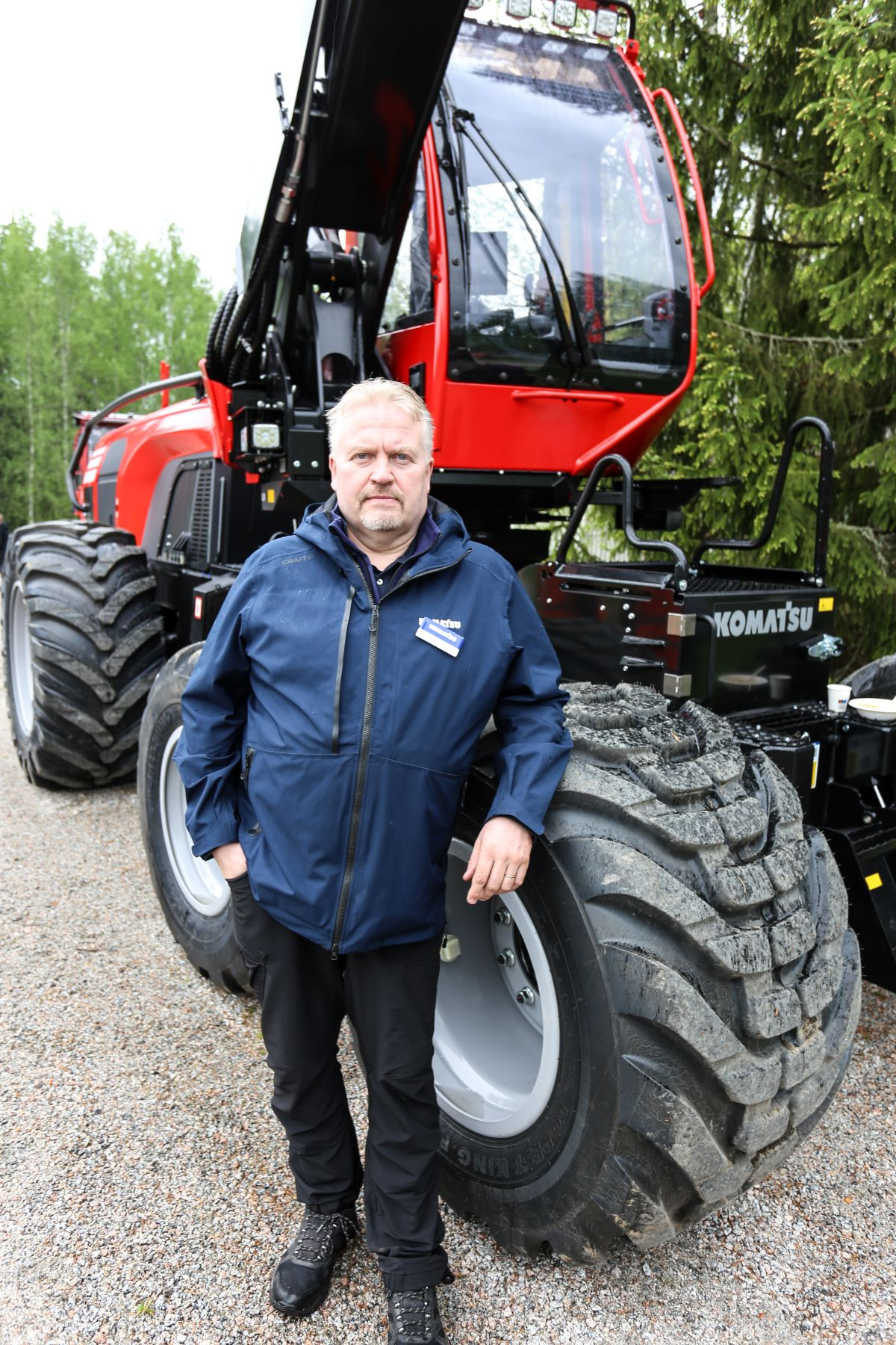 Jälkimarkkinointipäällikkö Seppo Kontteli, Komatsu Forest Oy