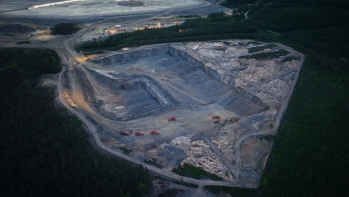 Volvo Autonomous Solutions - Garpenberg aerial view