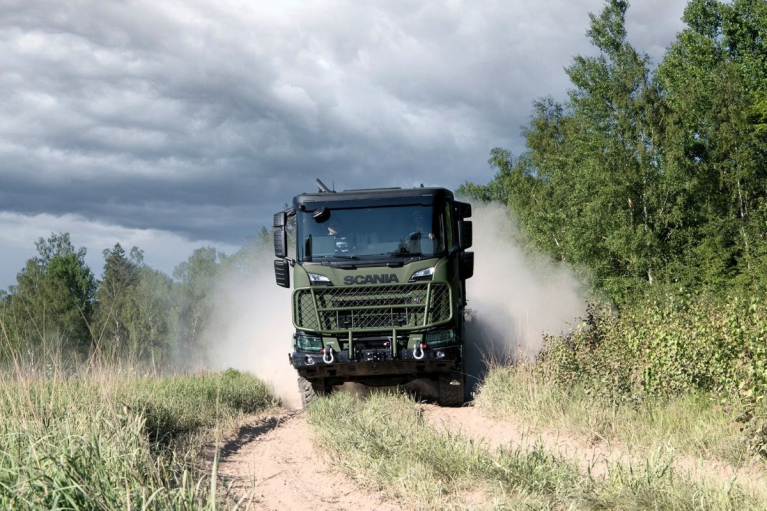 Scania logistics truck