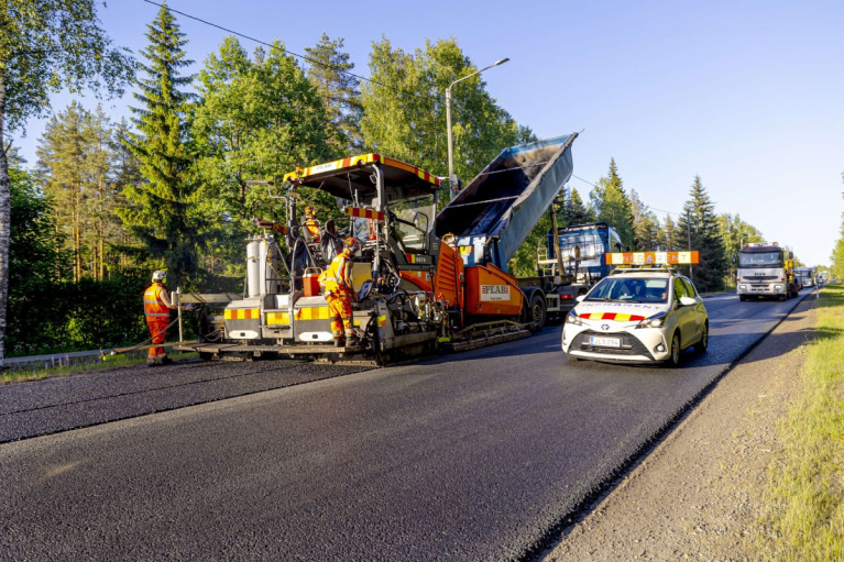 peab asfaltityömaa