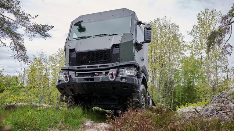 Scania protected cab