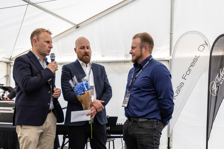 Timo Tukiainen, Antti Tukiainen ja Ilkka Kettunen.