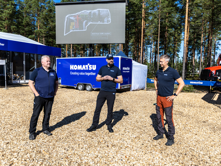 Seppo Kontteli, Santtu Tanskanen ja Tommi Virta, Komatsu Forest Oy