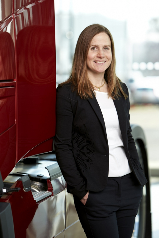 Volvo Trucksin liikenne- ja tuoteturvallisuusjohtaja Anna Wrige
