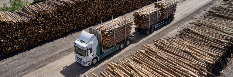 Scania, sähköinen puutavarayhdistelmä