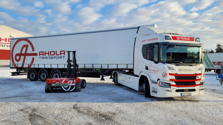 Scania täyssähkökuorma-auto, Ahola Transport